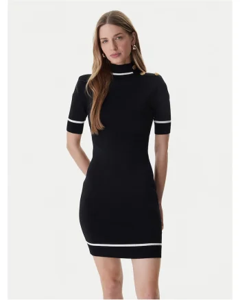 Rochie tricotată, Negru