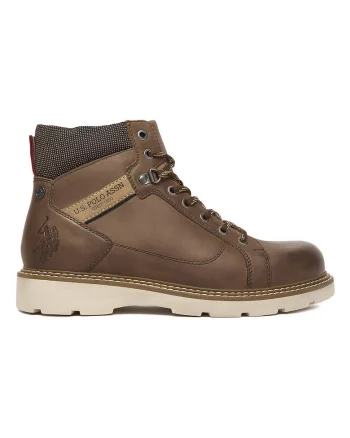 Ghete de barbati,  piele naturala, Maro