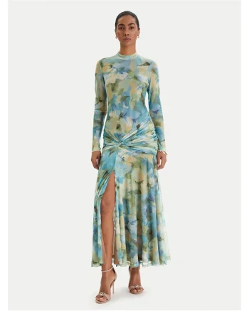 Rochie de vara  cu fermoar, Verde