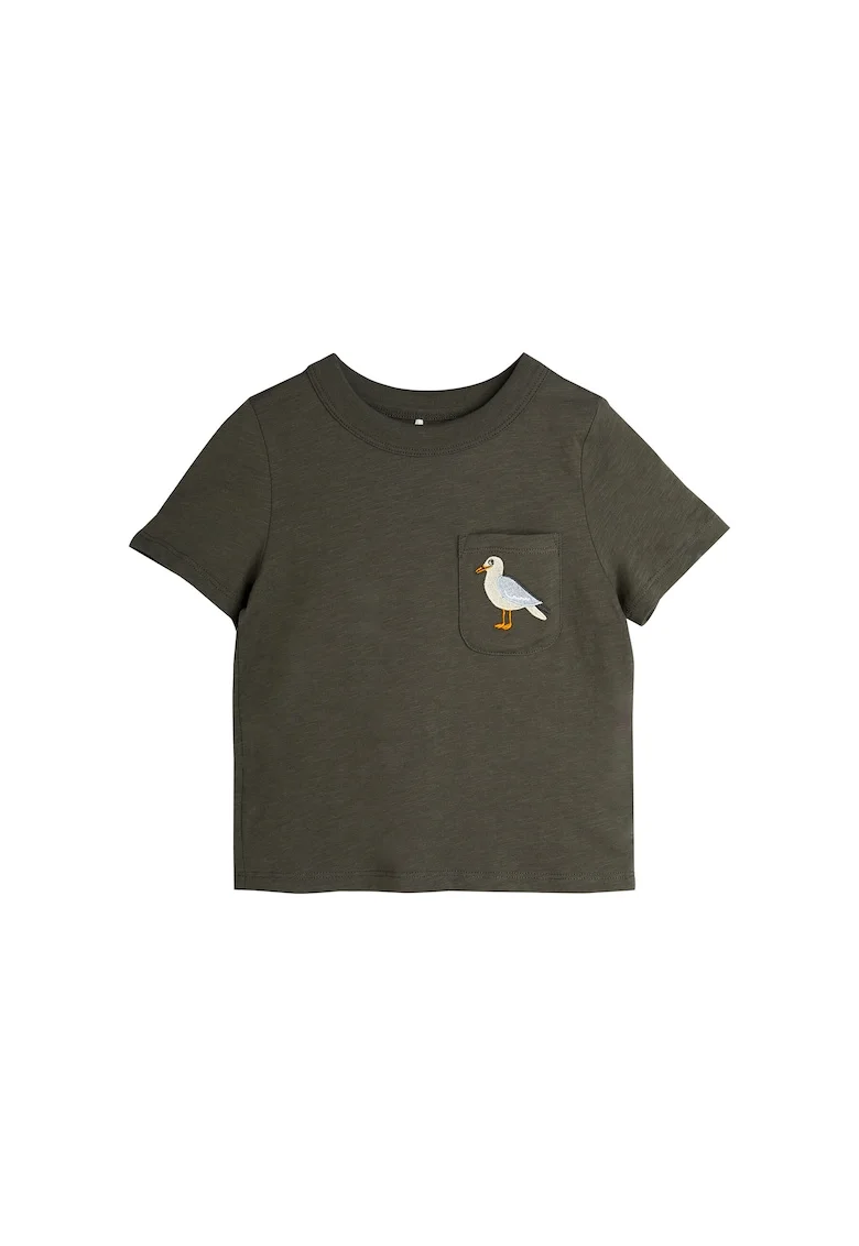 Tricou  pentru copii, bumbac organic, Maro