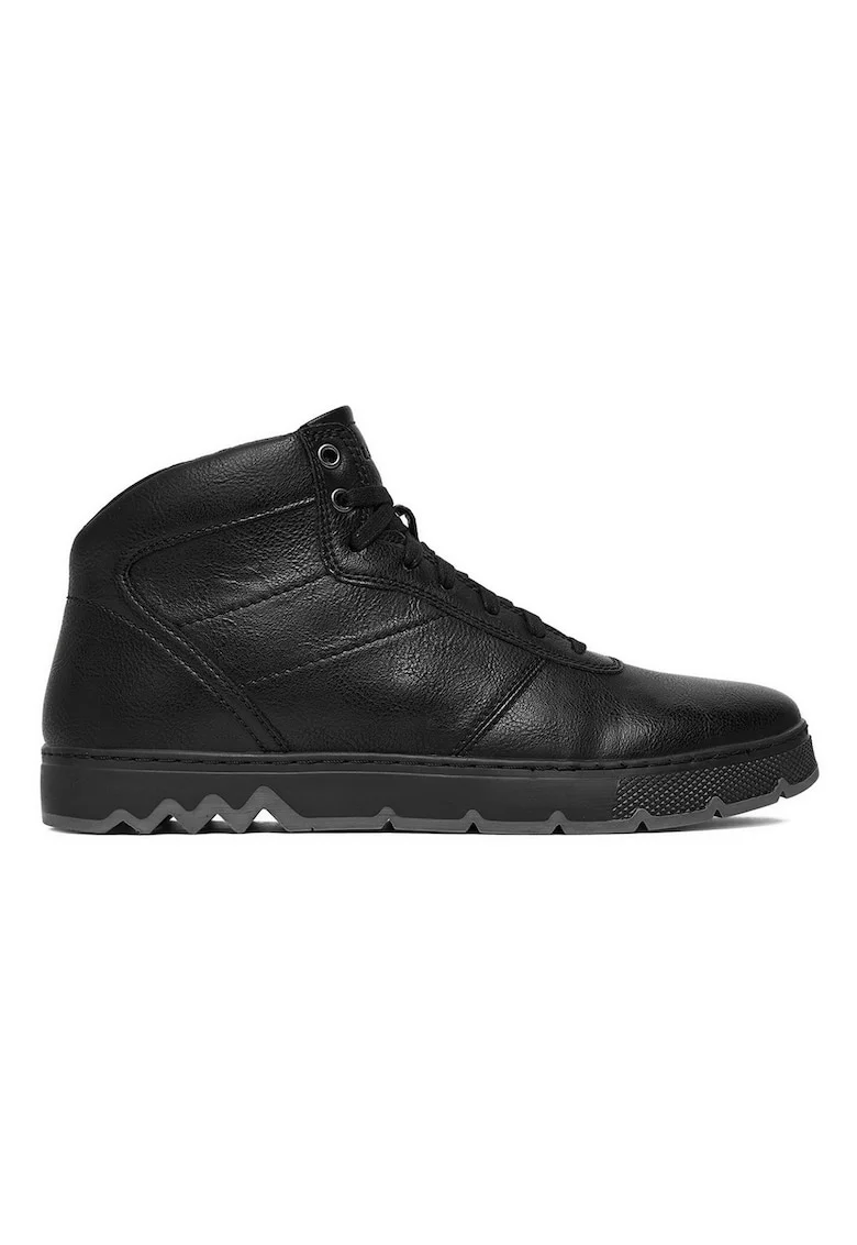 Pantofi barbati,  fermoar, negru, tesatura, Negru