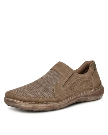 Pantofi barbati  textil, Bej
