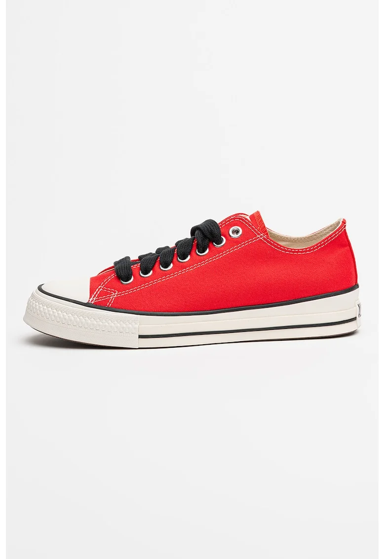 Tenisi unisex Chuck Taylor Throwback cu varf intarit, Rosu vermillion