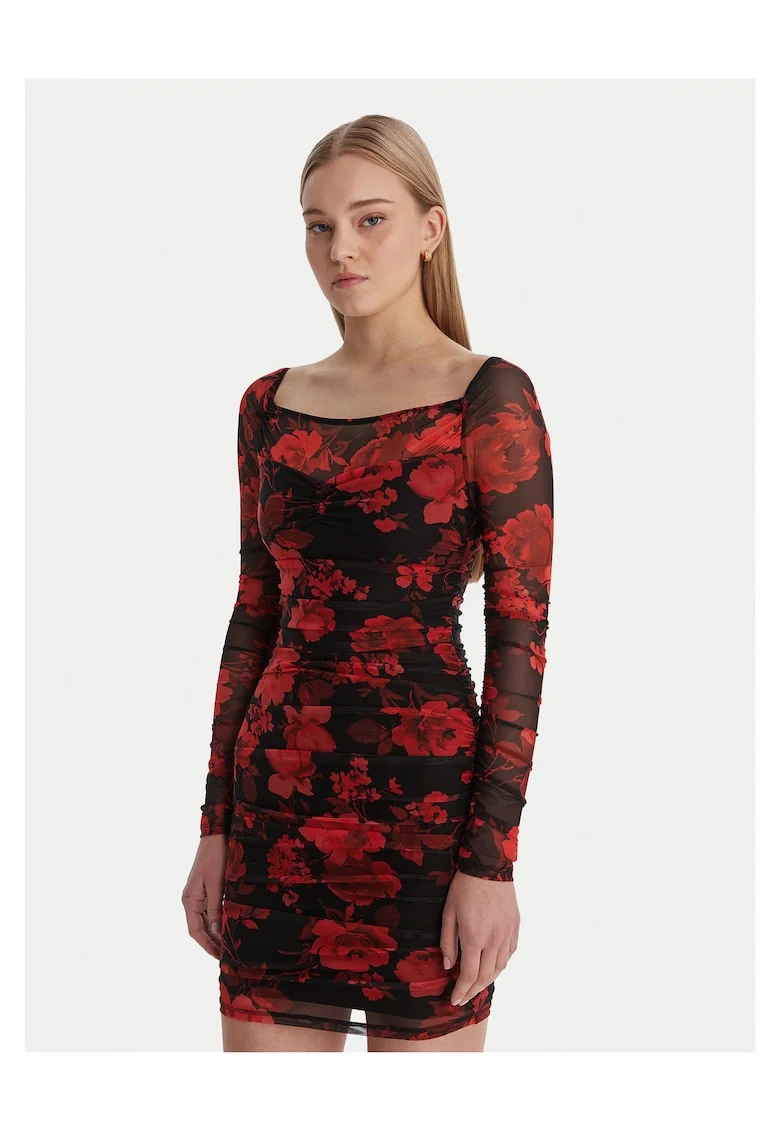 Rochie cocktail  rosu, Rosu