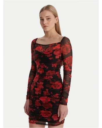 Rochie cocktail  rosu, Rosu