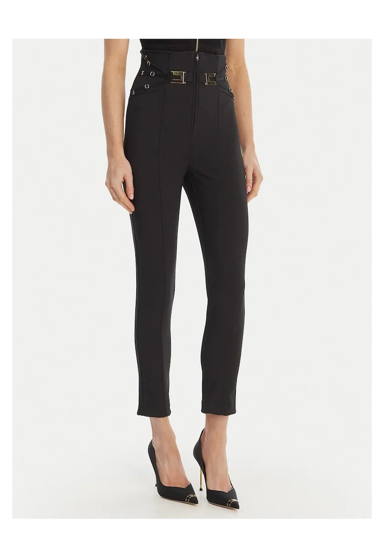 Pantaloni poliester, Negru
