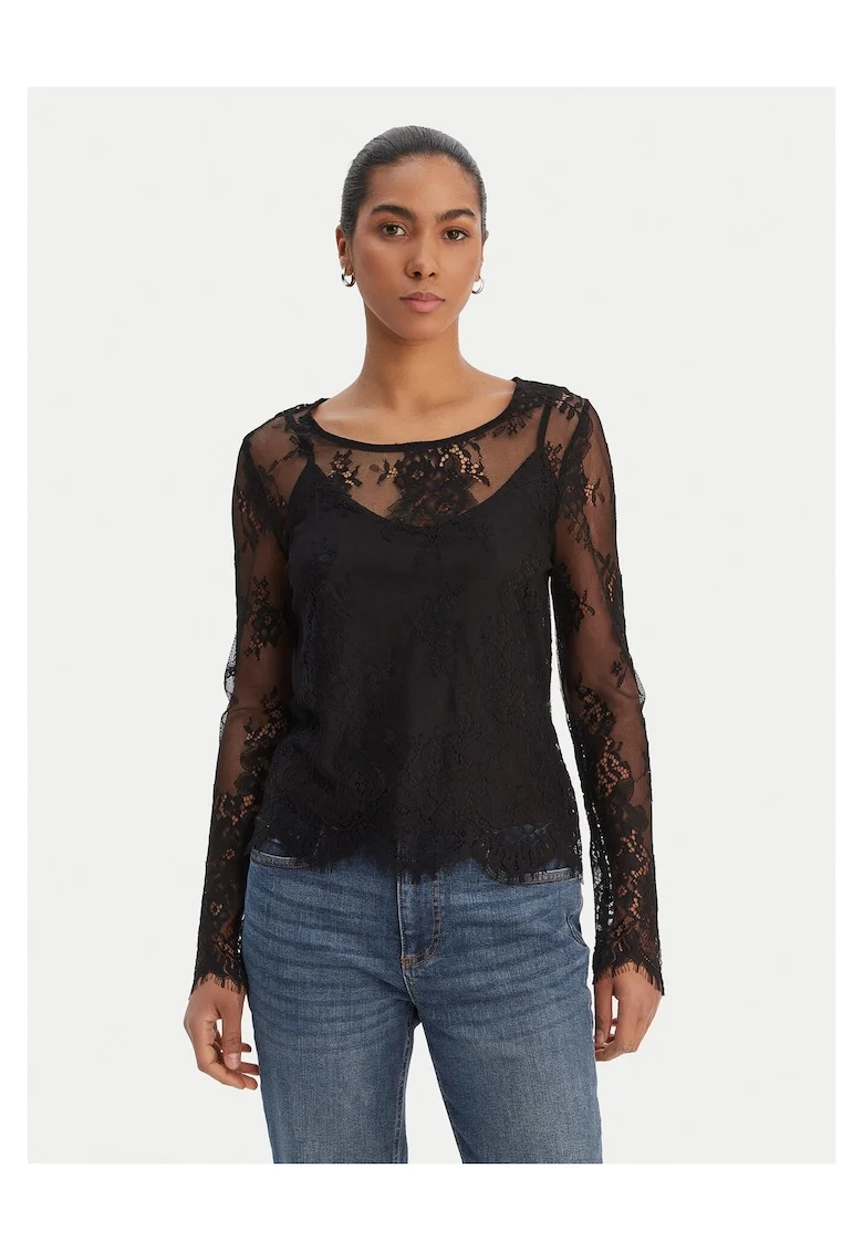 Bluza dama  din poliamida, Negru