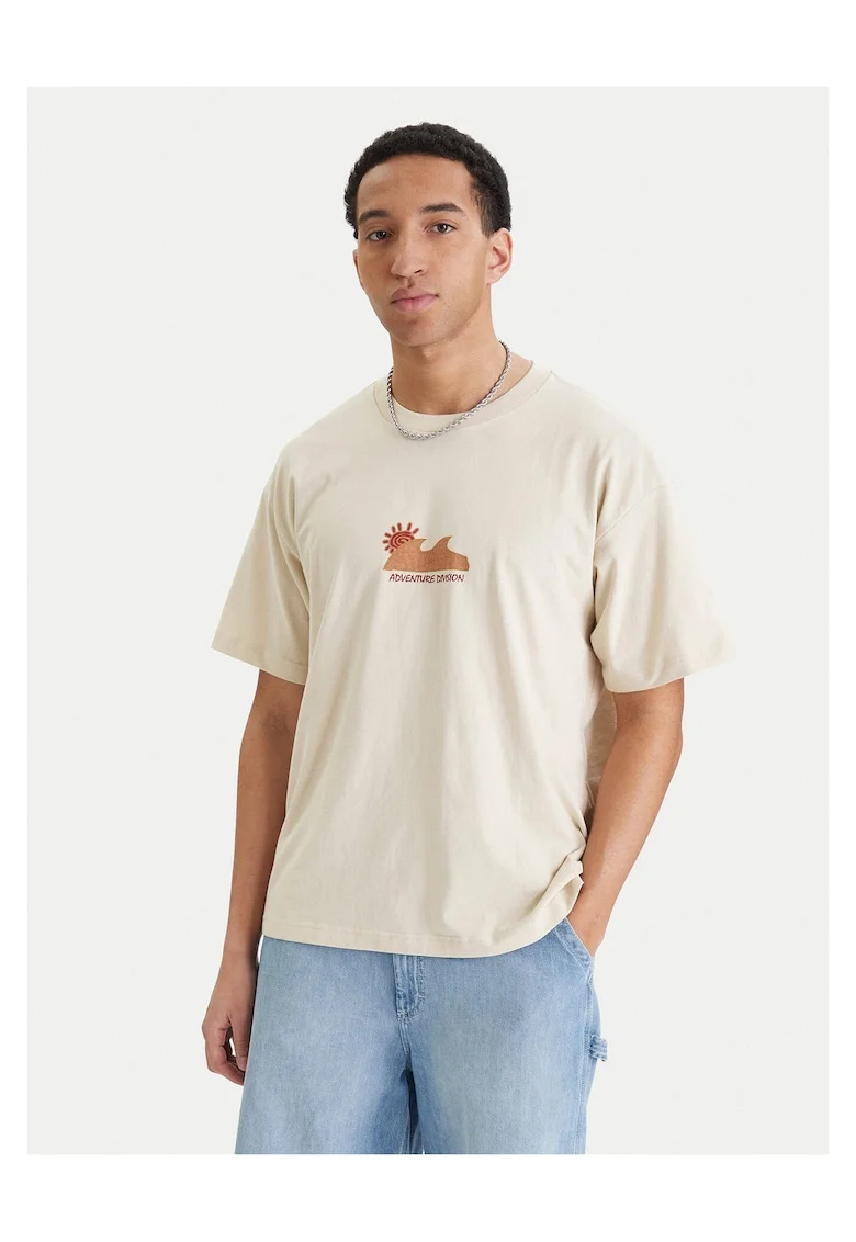 Tricou Barbati,  Bej, Bumbac, Bej