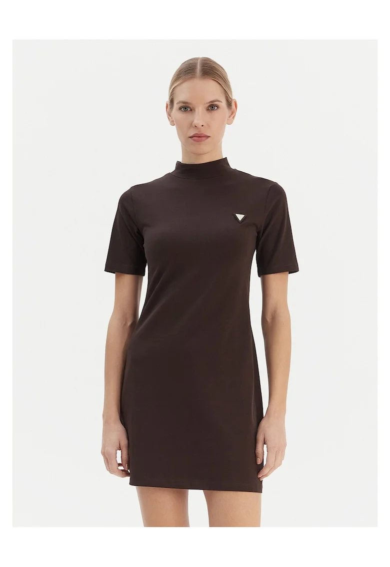 Rochie  casual maro, Maro