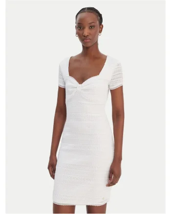 Rochie casual  albă pentru femei, Alb