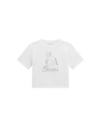 Tricou  pentru copii, bumbac organic, alb, Alb