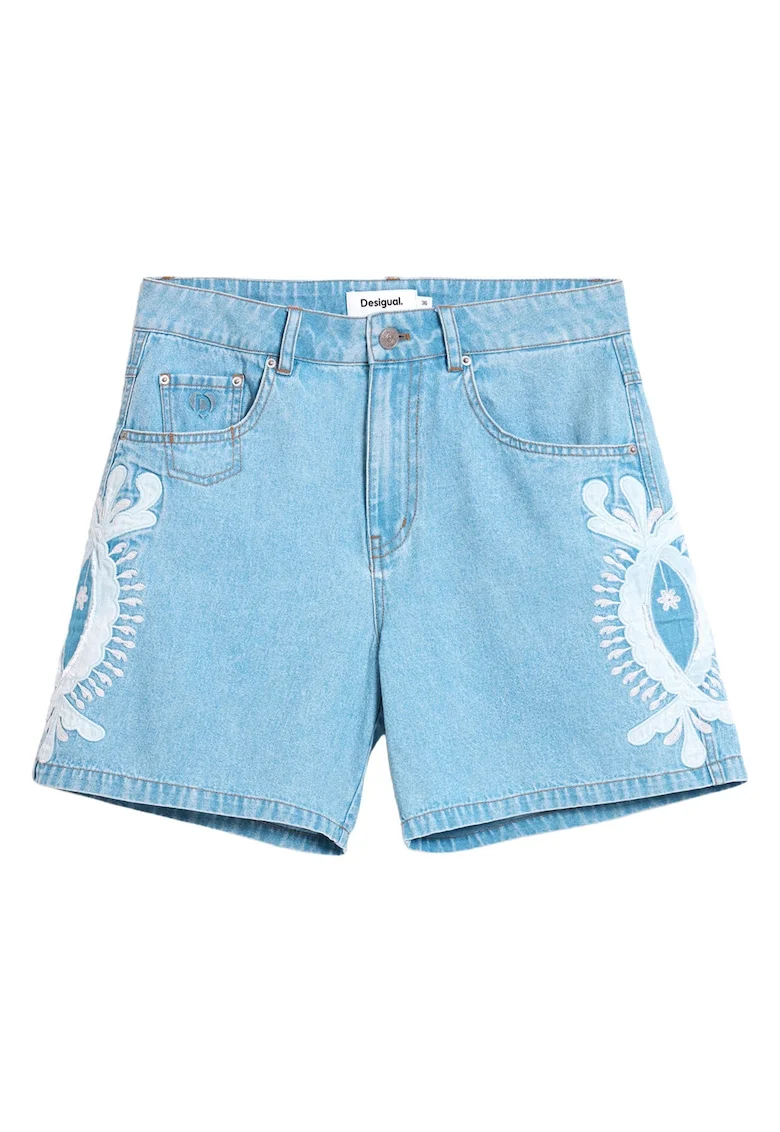 Pantaloni scurți denim  pentru femei, Albastru