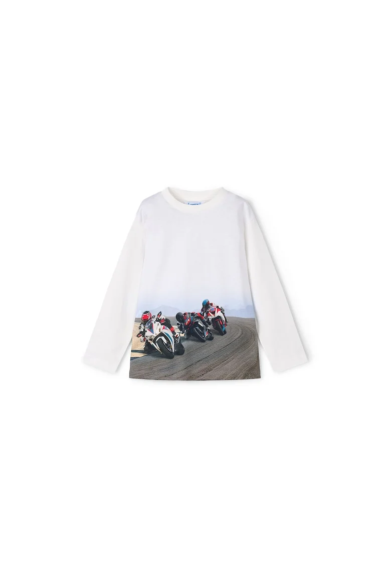 Bluza copii,  bumbac, alb
