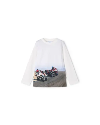 Bluza copii,  bumbac, alb