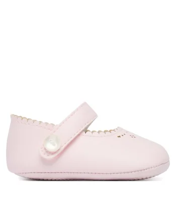 Balerini Fete,  piele ecologica, roz
