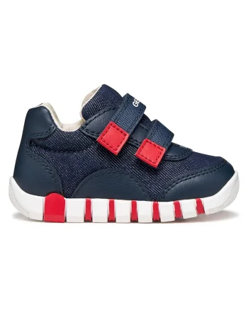 Pantofi sport copii,  albastru, textil, sistem Velcro