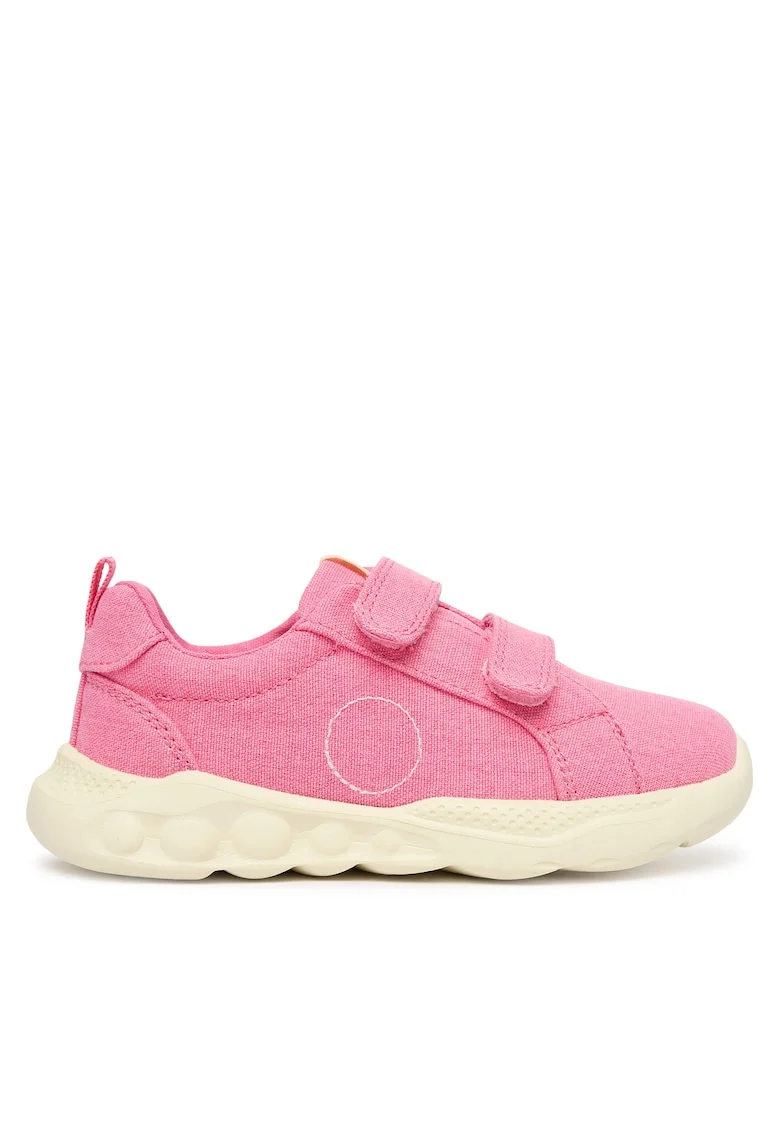 Pantofi copii,  adidasi, velcro, roz, textil
