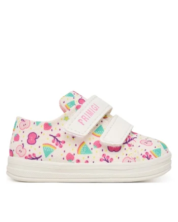 Pantofi fete 1355033,  Alb, Textil