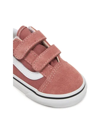 Tenisi copii,  material textil, roz, sistem inchidere Velcro