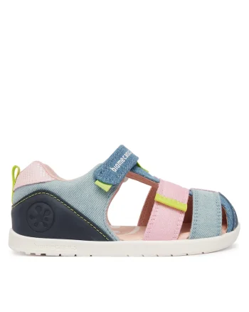 Sandale copii,  material textil, sistem inchidere Velcro, multicolor