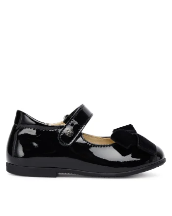 Pantofi copii,  piele naturala, negru, velcro,
