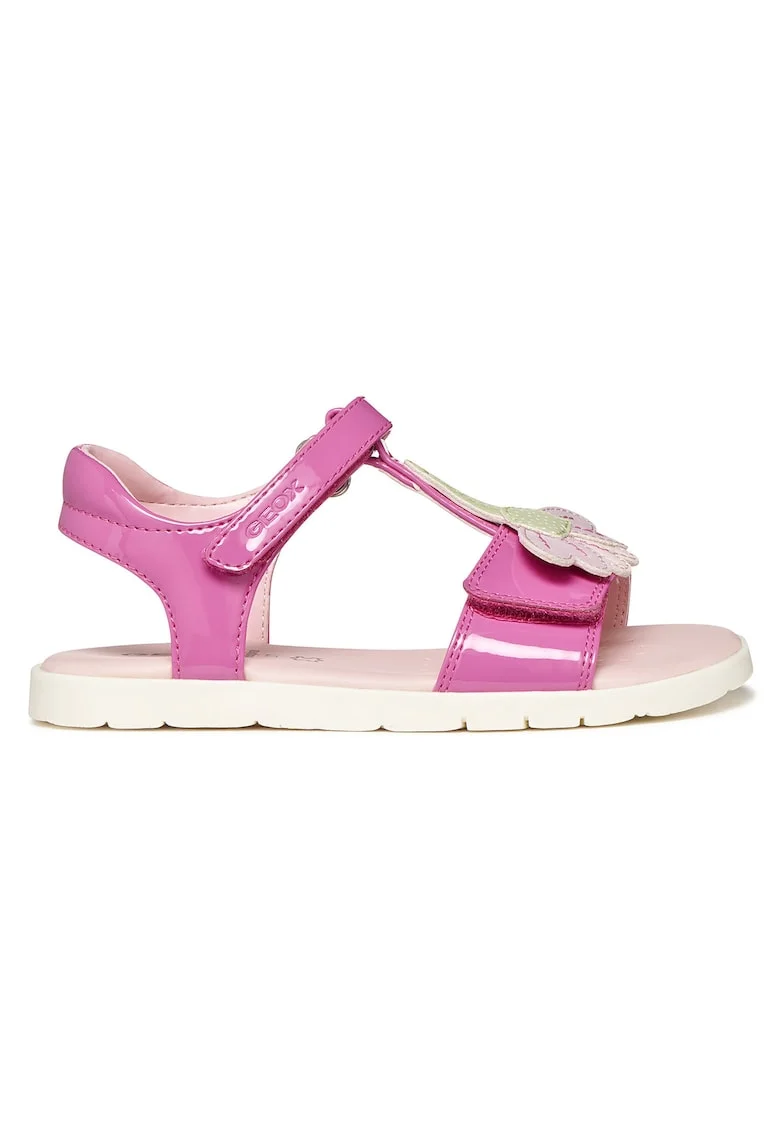 Sandale copii,  roz, piele ecologica, sistem inchidere Velcro