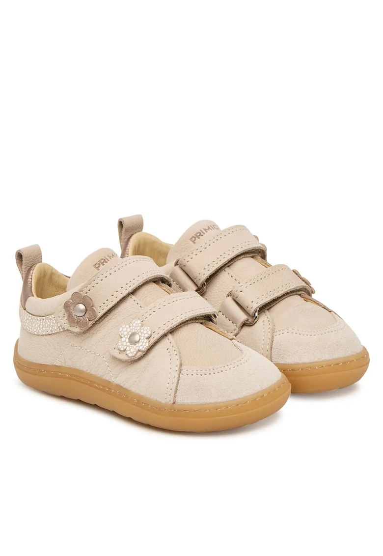 Pantofi fete,  Piele naturala, Bej