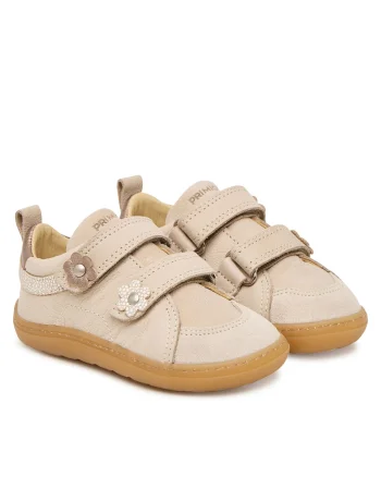 Pantofi fete,  Piele naturala, Bej