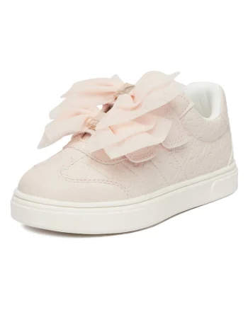 Pantofi copii,  adidasi, roz, sintetic, inchidere velcro