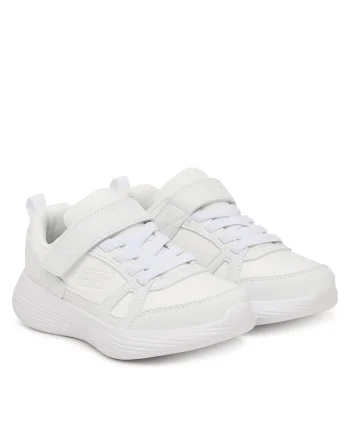 Adidasi copii,  alb, textil, sistem inchidere Velcro