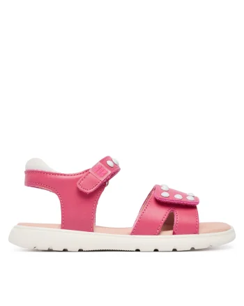 Sandale Fete,  piele naturala, roz, 28 EU,