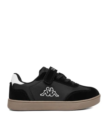 Pantofi copii,  velcro, negru, textil