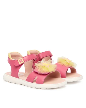 Sandale Fete,  piele naturala, roz, 30 EU,