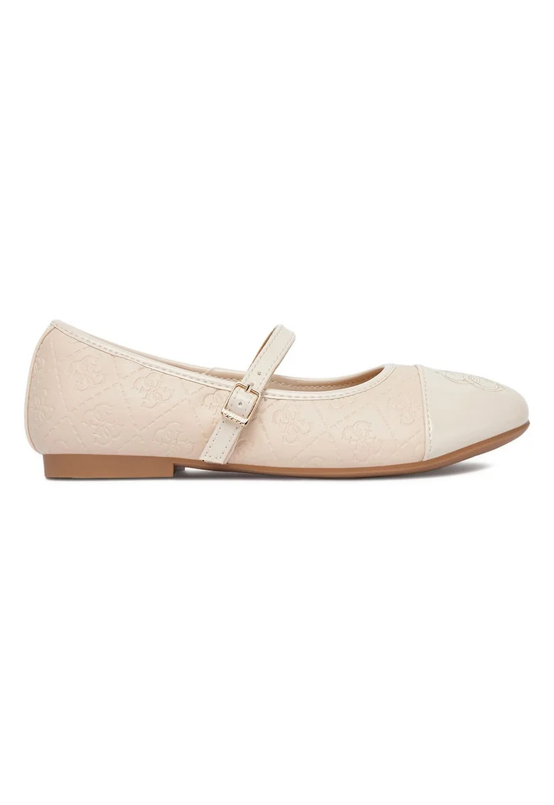 Balerini copii,  confortabili, bej, textil