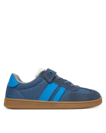 Pantofi copii,  adidasi, piele naturala, velcro, albastru