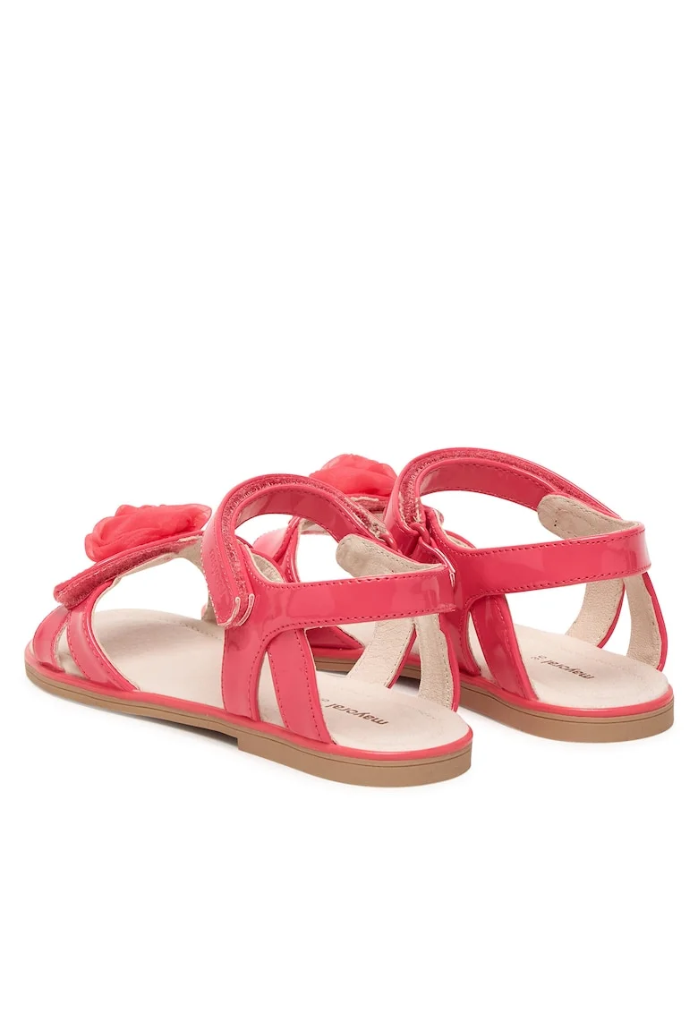Sandale copii,  material piele ecologica, roz, sistem inchidere Velcro