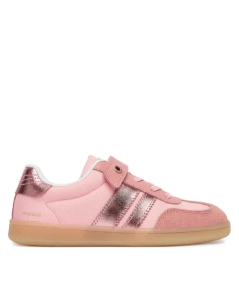 Tenisi copii,  adidasi, piele naturala, roz, sistem inchidere Velcro
