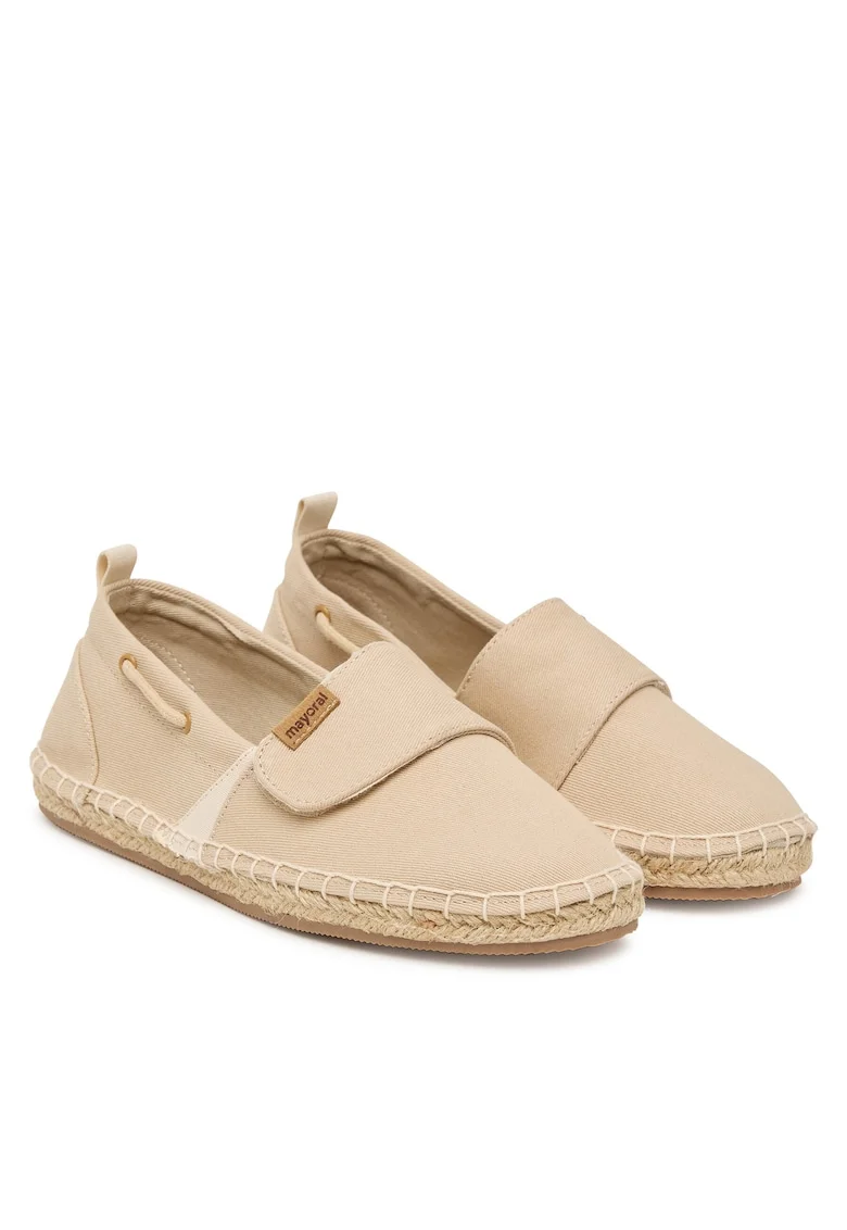 Espadrile copii,  tesatura, bej
