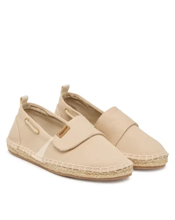 Espadrile copii,  tesatura, bej