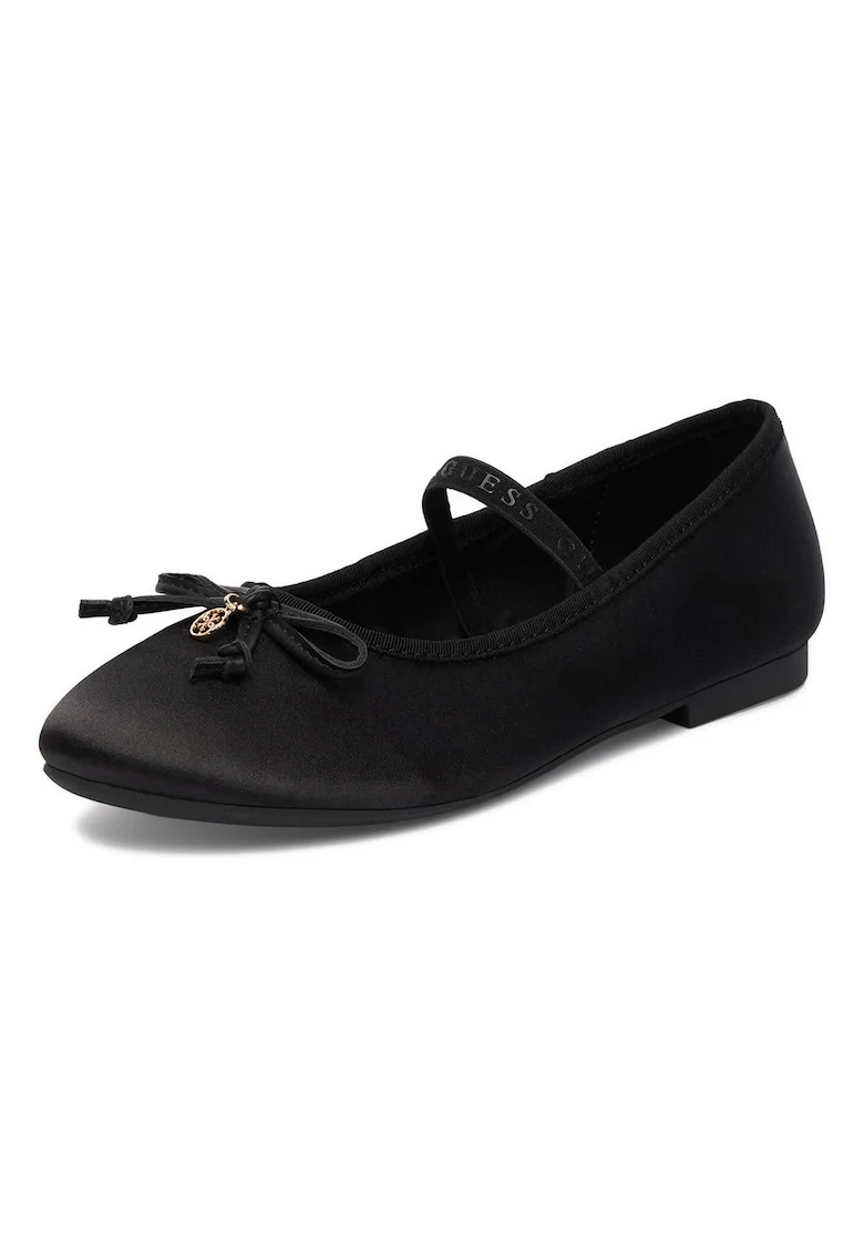 Pantofi copii,  balerini, negru, textil