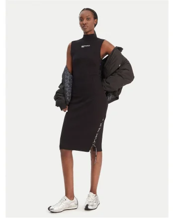 Rochie tricotată de damă, Negru