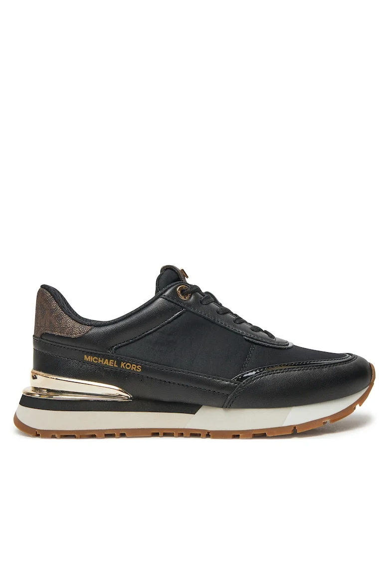 Tenisi dama,  piele ecologica, negru, stil modern, confortabili