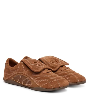 Tenisi dama,  piele naturala, maro, interior sintetic