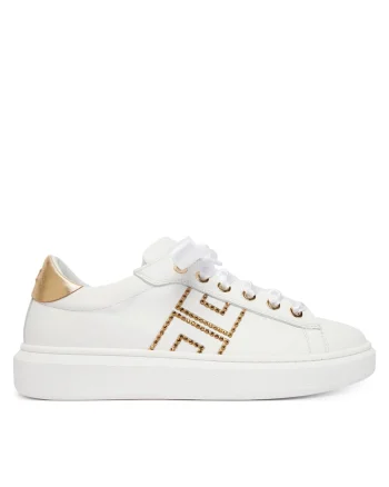 Pantofi copii,  adidasi, piele naturala, alb