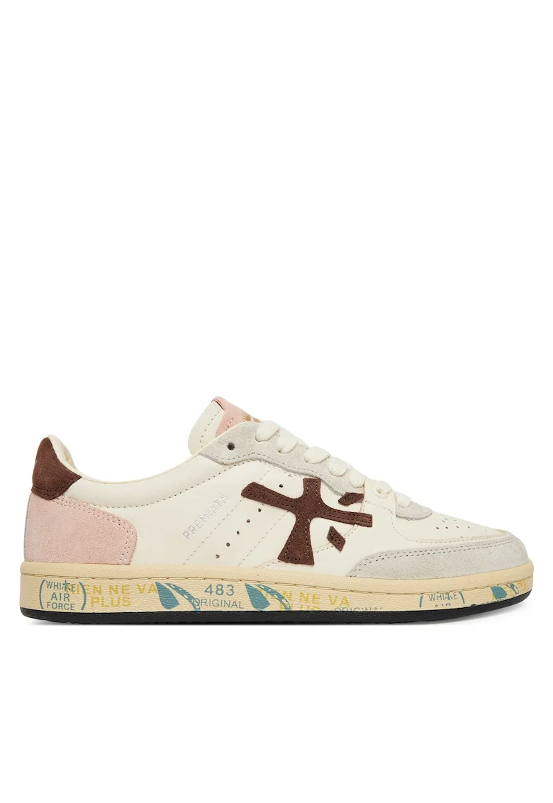 Tenisi dama,  din piele naturala, multicolor
