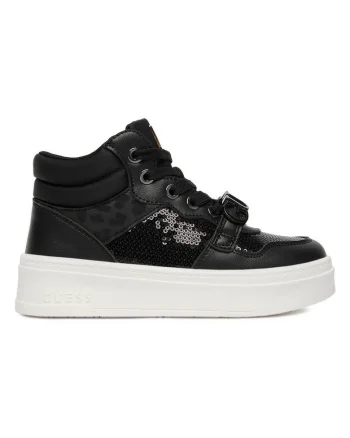 Pantofi sport copii,  negru, sintetic