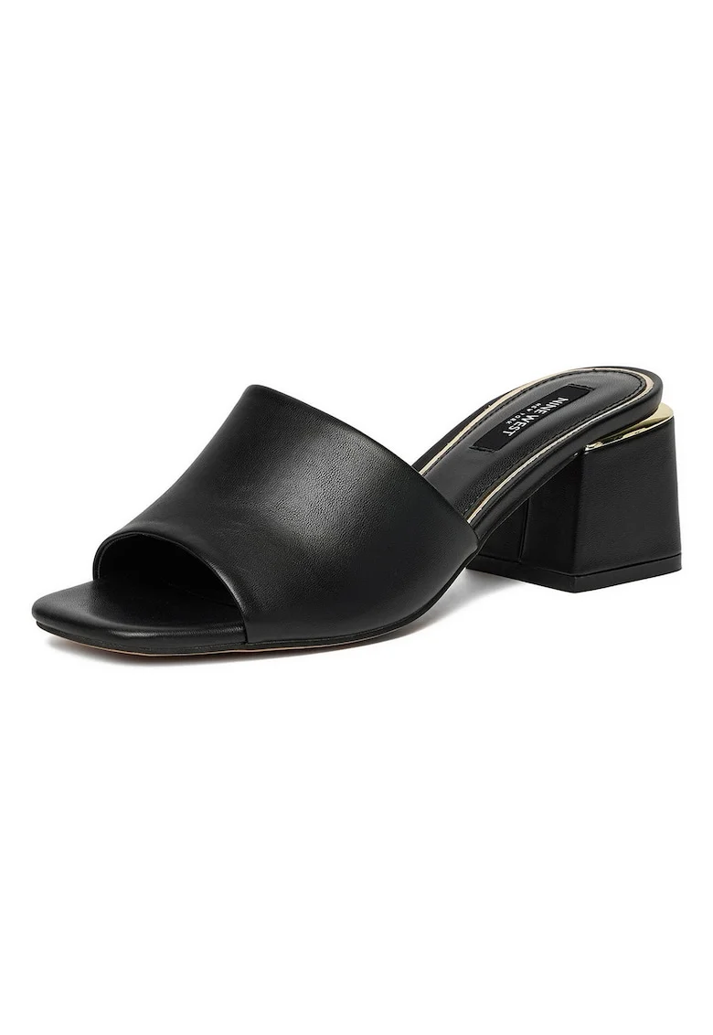 Papuci  negru, textil