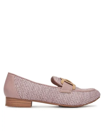 Pantofi dama,  material textil, violet