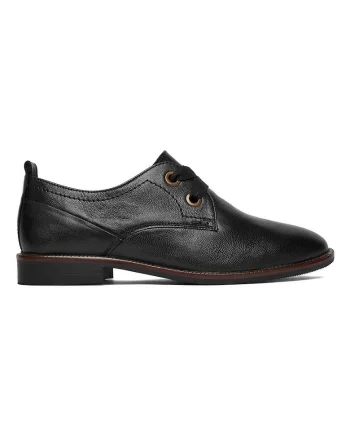 Pantofi dama,  piele naturala, negru,