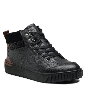 Pantofi dama,  piele naturala, negru,